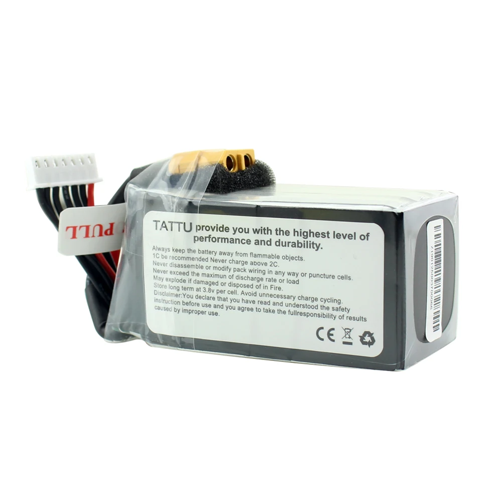 TATTU телефон версии 3 0 1300 мАч 120C 22 2 в 6S Lipo батарея XT60 разъем для радиоуправляемого