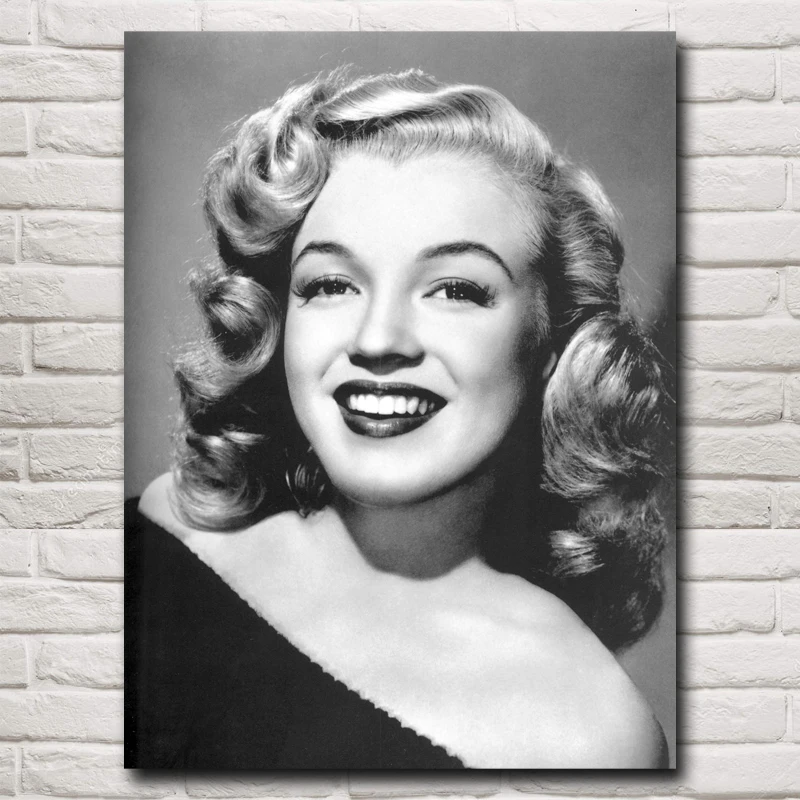 

Sexy Lady Marilyn Monroe Art Silk Fabric Poster Prints Home Wall Decor Pictures 12x16 18x24 24X32 Inches Free Shipping