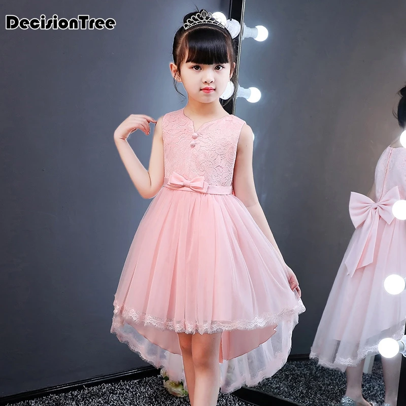 

2019 new toddler girls lace cake dresses children princess tutu dress backless party gown birthday vestidos infantil robe