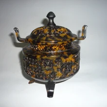 Редкий старый QingDynasty hawksbill censer \ красиво вырезанный \ ручная работа \ Украшение