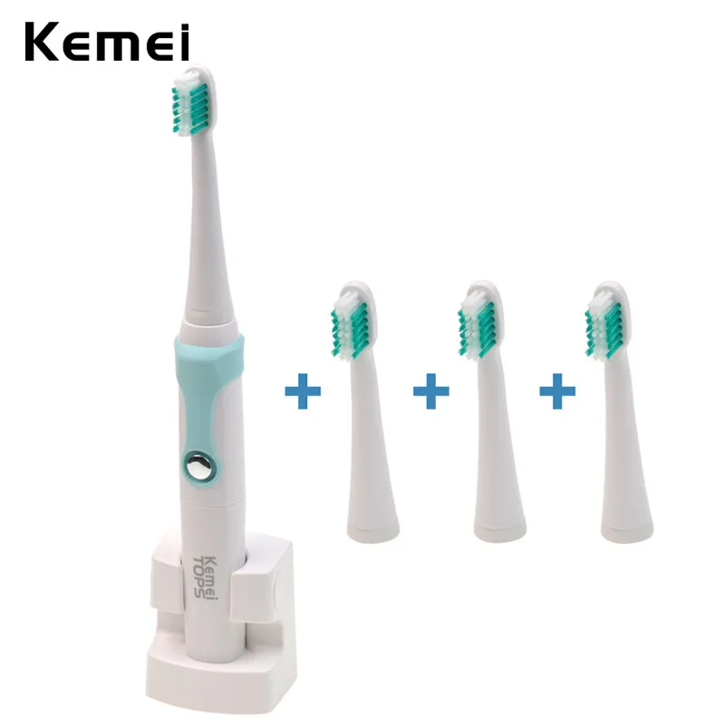 Kemei Профессиональный Электрические зубные щётки km 907 360 градусов платно
