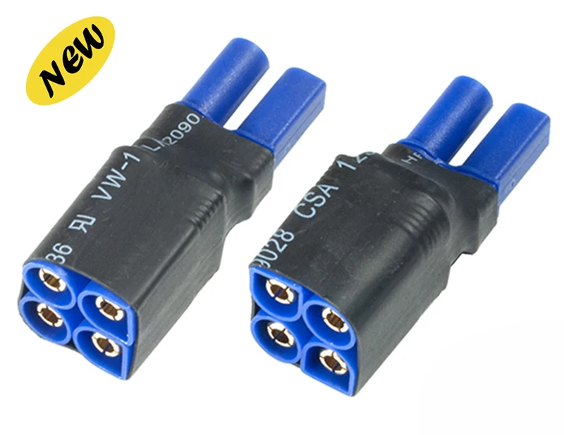 2PCS Lithium Battery Adapter EC5 Plug Connector Series Parallel Connection Adapter Cable Line Wire for RC UAV Drone Aircraft 2PCS Lithium Battery Adapter EC5 Plug Connector Series Parallel Connection Adapter Cable Line Wire for RC UAV Drone Aircraft