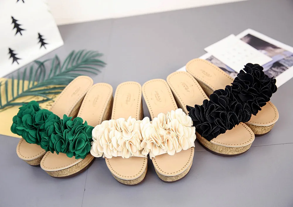 2018 Summer Fl Platform Waterproof Women Sandals Wedge 2018 Summer Fl Platform Waterproof Women Sandals Wedge Slippers Shoes Indoor Bedroom Beach Flat