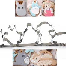 ; Новинка! Семья из нержавеющей стали печенье плесень Фрукты резак 5 компл./лот