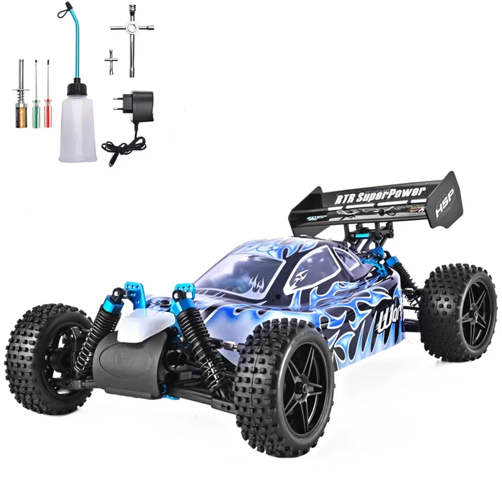 

HSP RC Car 1:10 Scale 4wd Two Speed Off Road Buggy Nitro Gas Power Remote Control Car 94106 Warhead High Speed Hobby RC Toys