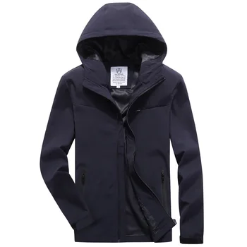 

Autumn Jacket Men Military Casual Hooded Collar Coat Male Windbreaker Men Jacket Chaqueta Hombre Big Size M-4XL Military Jacket