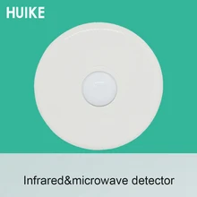 1 шт. Потолочные Инфракрасные и микроволновые провода PIR сенсор охранной сигнализации аксессуары NC выход Противоугонная
