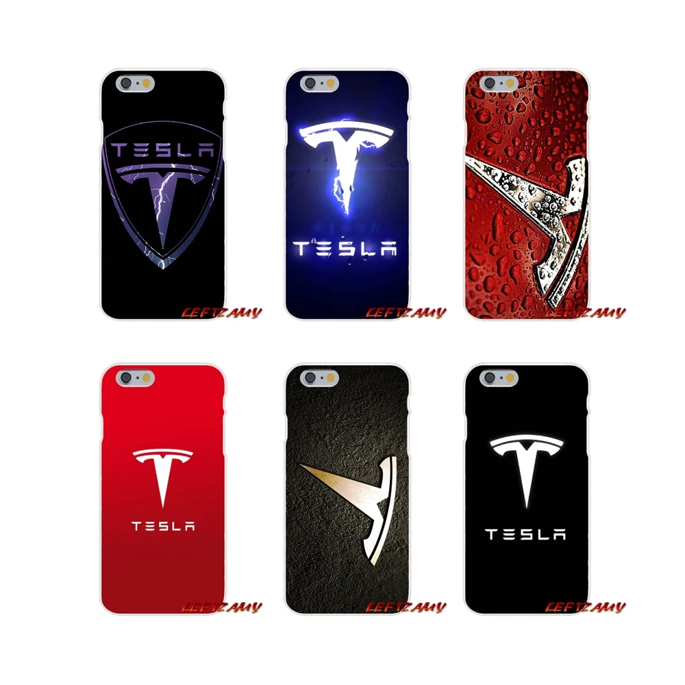 Tesla Logo Super electric car Slim Silicone phone Case For Samsung