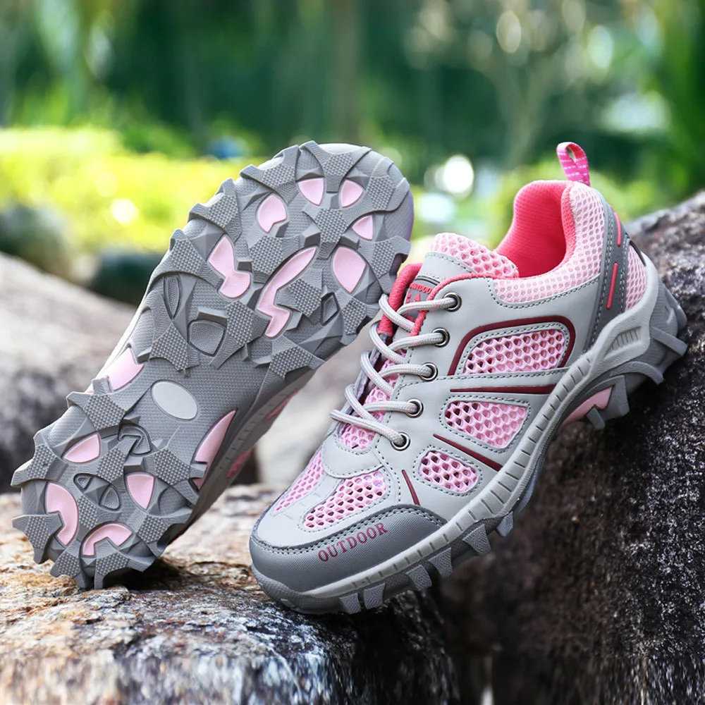 KLV/женская уличная обувь из сетчатого материала для альпинизма удобная спортивная обувь на шнуровке tenis feminino caminhada#5