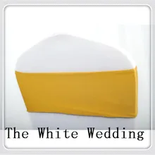 100 золотой обеденный председатель группы без алмазной пряжки/золото ткани для вечерние свадебные