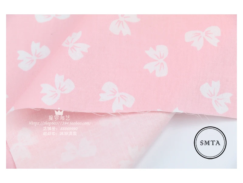 Горячая Распродажа, 50*160 см, рукоделие, тканевые салфетки, вязаные для шитья, ткань на метр, цветы, розовый хлопок, D30
