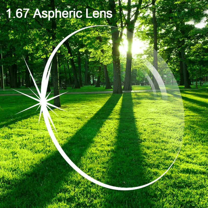 

Free prescription filling service 1.67 Asperic Lens anti scratch radiation coating myopia resin optical lens professional 005
