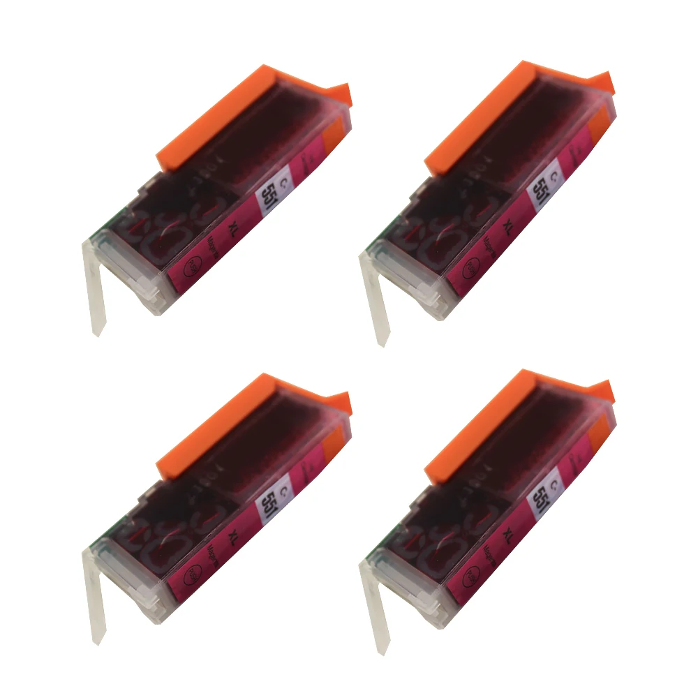 

4PK CLI-551 Magenta Ink Cartrdiges For Canon iP7250 MG5650 MX925 iX6850 MG5550 MG5450 MG6650 MX920 MG5400 MG6450 MG7500 iP7200