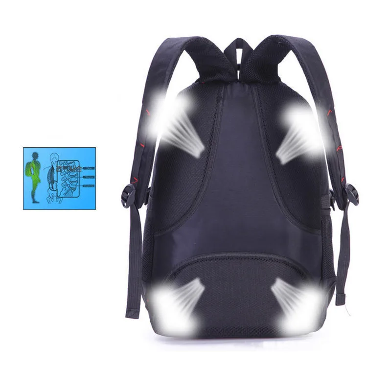 ZDD04285 Стильная мужская водонепроницаемая Большая вместительная сумка для путешествий, рюкзак для ноутбука, нейлоновый рюкзак для колледжа, повседневные мужские рюкзаки, школьная сумка