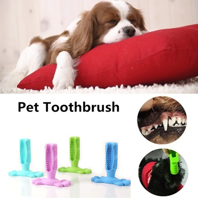 Animaux-Brosse-Dents-jouet-chien-pet-chien-jouet-m-cher-Teddy-Petit-Chien-Brosse-Dents-B