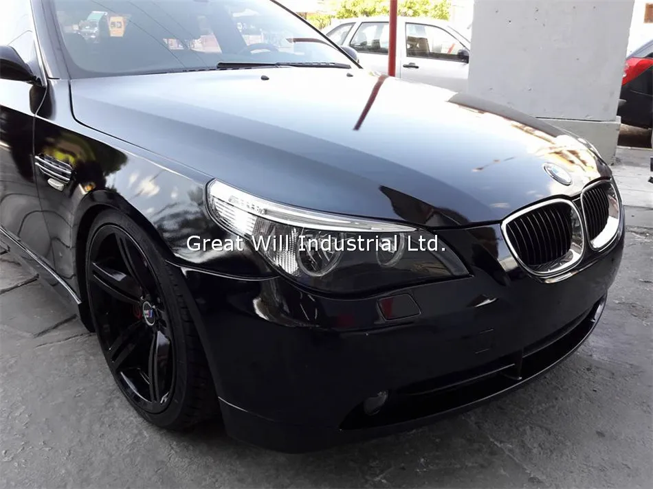 Highest Quality Glossy Black Vinyl Wrap Film Gloss Black Wrapping Film  Bright Black Vinyl Wrap 5m/10m/18m Roll Quality Warranty - Car Stickers -  AliExpress