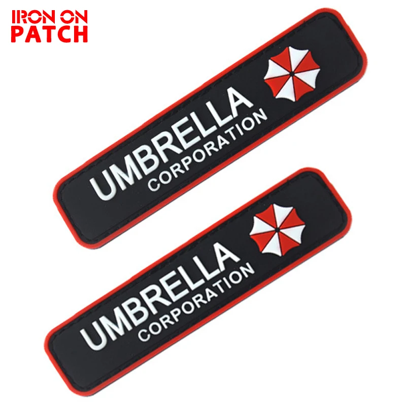 

Resident Evil Umbrella Corporation Logo Chest tab 3D PVC Patch Resident Evil Series PVC Badge Resident Evil Series PVC Badge