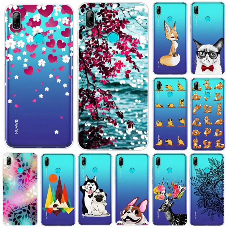 

For Huawe P smart 2019 Case Cover Silicon Soft Clear TPU Back Cover For Huawe p smart 2019 psmart Case Ultra thin Protect ky104