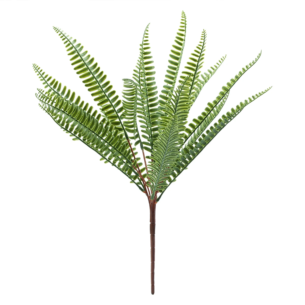 7 Branches Artificial Fern Leaves Plastic Artificial Silk Plants Green Fake Plants For Home  Party Wedding Decoration