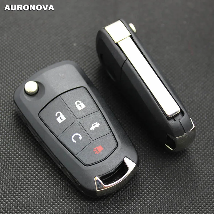 AURONOVA Новый апгрейд складной ключ оболочки для Opel Vectra 5 кнопок дистанционного