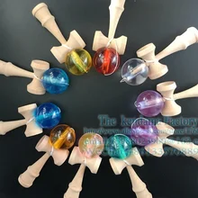 100 шт Новое поступление, прозрачный шар kendama игра Дети Игрушка ручка из бука