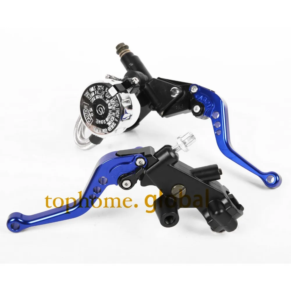CNC Front Brake Master Cylinder&Clutch Brake Levers 7/8"with Adjustable