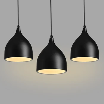 

Modern 3 head tulip bar light aluminum restaurant pendant lamp fast free ship pendant lights FG995