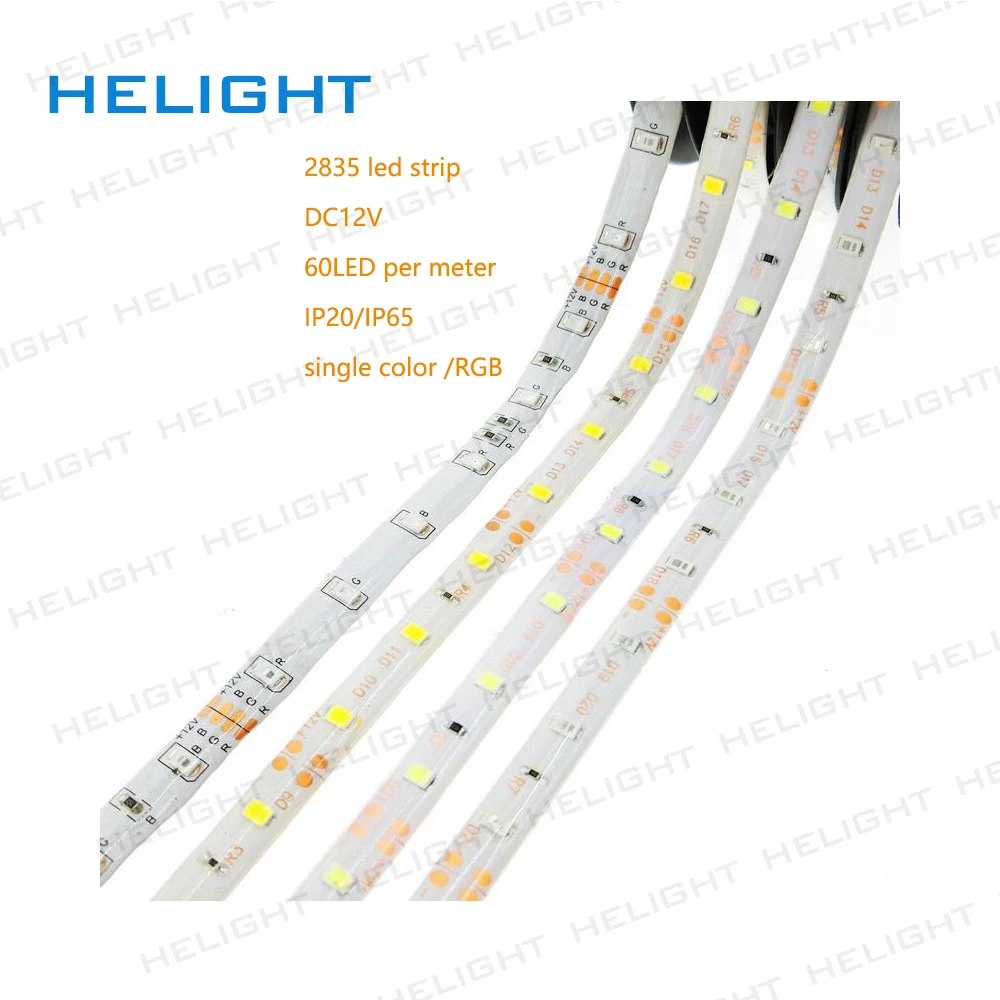 DC12V 3528 Светодиодные ленты 5 м/Roll SMD более Brighterness одного цвета и RGB Светодиодные ленты свет DC12V 60 Светодиодный s /M декоративный свет