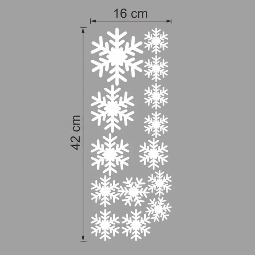 Home Decor New Wall Sticker Frozen Snow Flakes Vinyl Art Wall Quote Decal Sticker Removable wall sticker Home Deco mirror JU23
