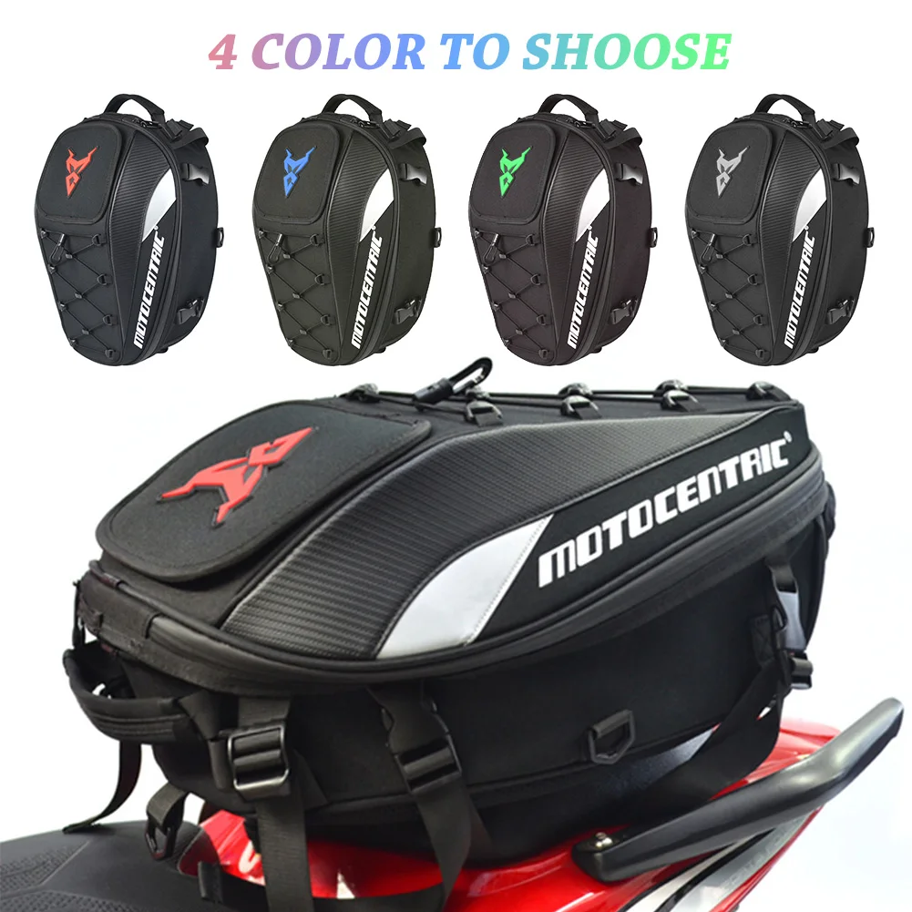 

New Waterproof Motorcycle Tail Bag Multi-functional Durable Rear Motorcycle Seat Bag High Capacity Motorcycle Rider Backpack