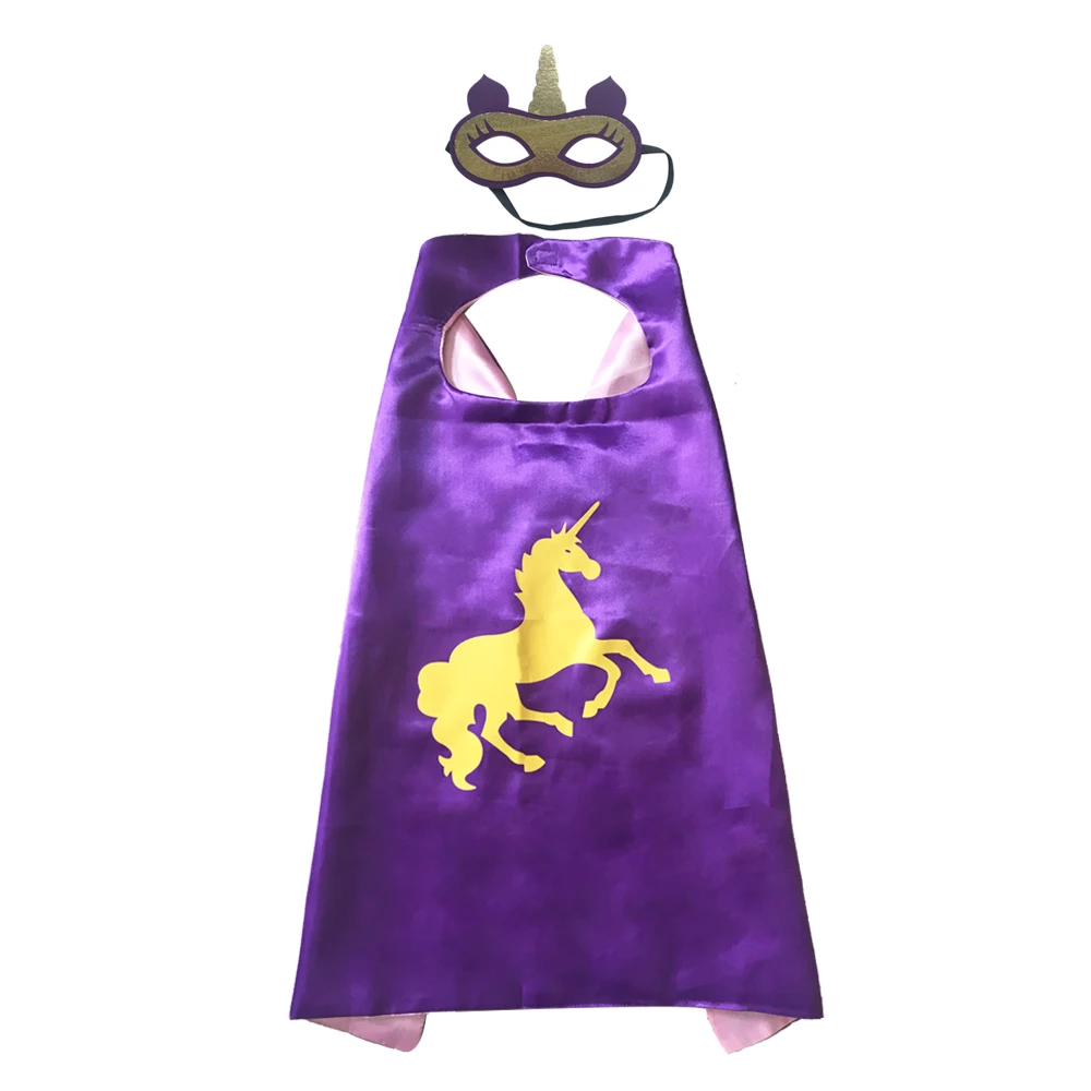 

Unicorn Birthday Party Favors Unicorn Dress Up Girls Party Cosplay Character Favor Gifts Unicorn Capes with Masks Costume