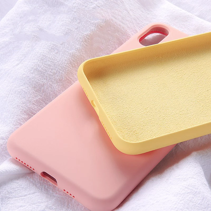 

For Samsung Galaxy A50 Case Liquid Silicone Rubber Soft Cover For Samsung Galaxy A30 Phone Cases Shockproof Coque