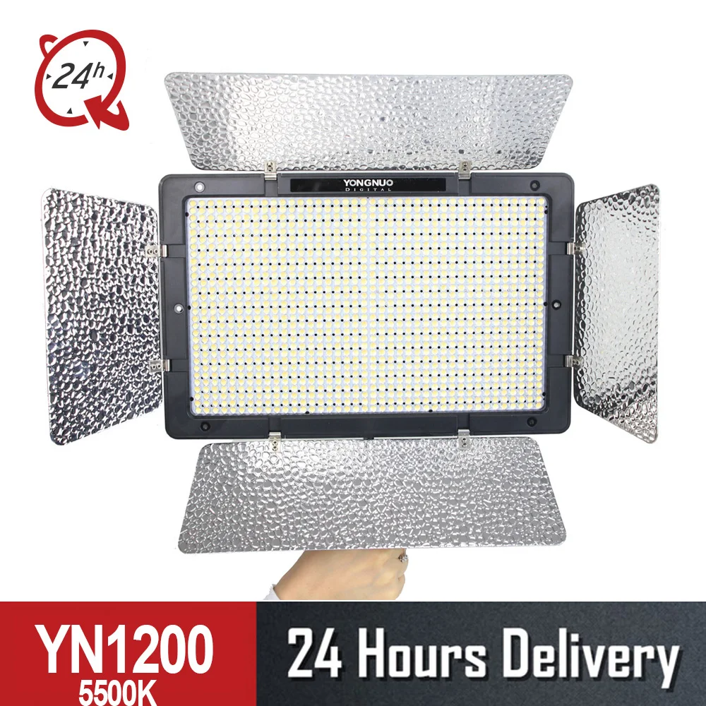 

Yongnuo YN1200 Pro LED Video Light with 5500K for Canon Nikon Pentax SLR Camera Camcorders