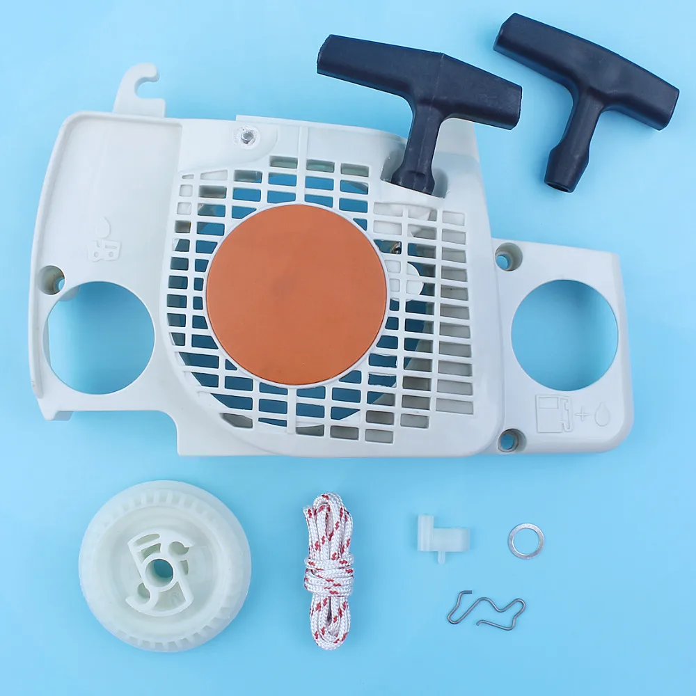 Recoil Pull Starter Grip Pulley Rope Pawl Dog Kit For Stihl 018 017