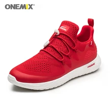 Onemix Ультралегкая Мужская обувь для бега Женская дышащая мягкая сетчатая спортивная обувь для бега для пары кроссовок для влюбленных