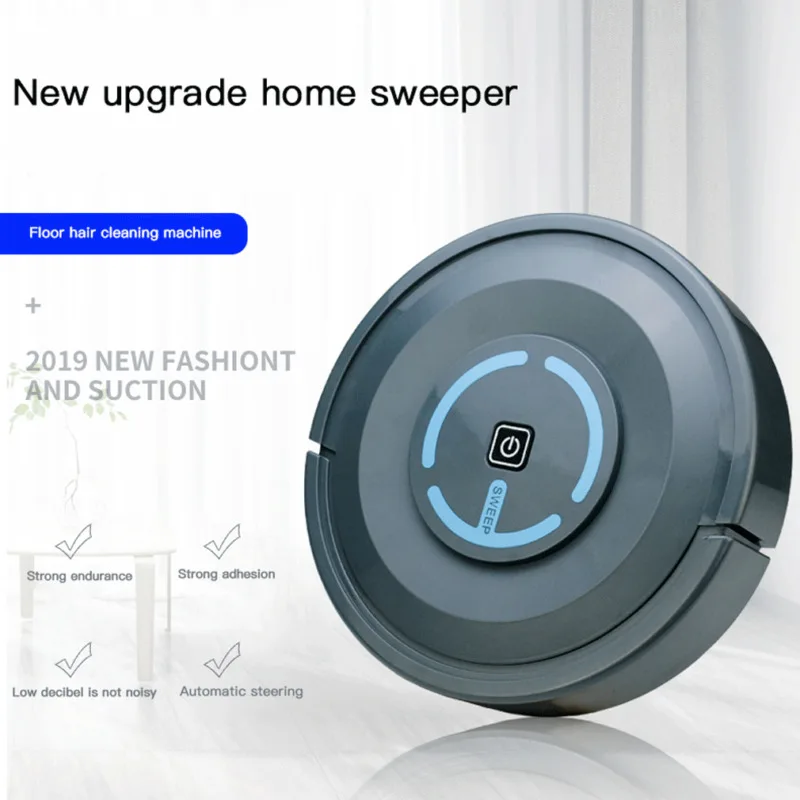 

New Smart Home Sweeping Robot USB Rechargeable Automatic Strong Suction Sweeping Smart Clean Robot Vacuum Cleaner 3E20
