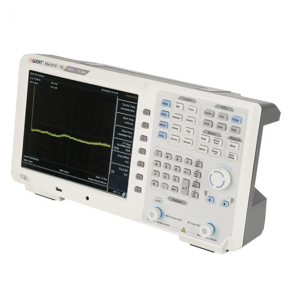 OWON XSA1015-TG анализатор спектра осциллограф 9 кГц-1,5 ГГц 10,4 дюймов TFT lcd отслеживающий генератор