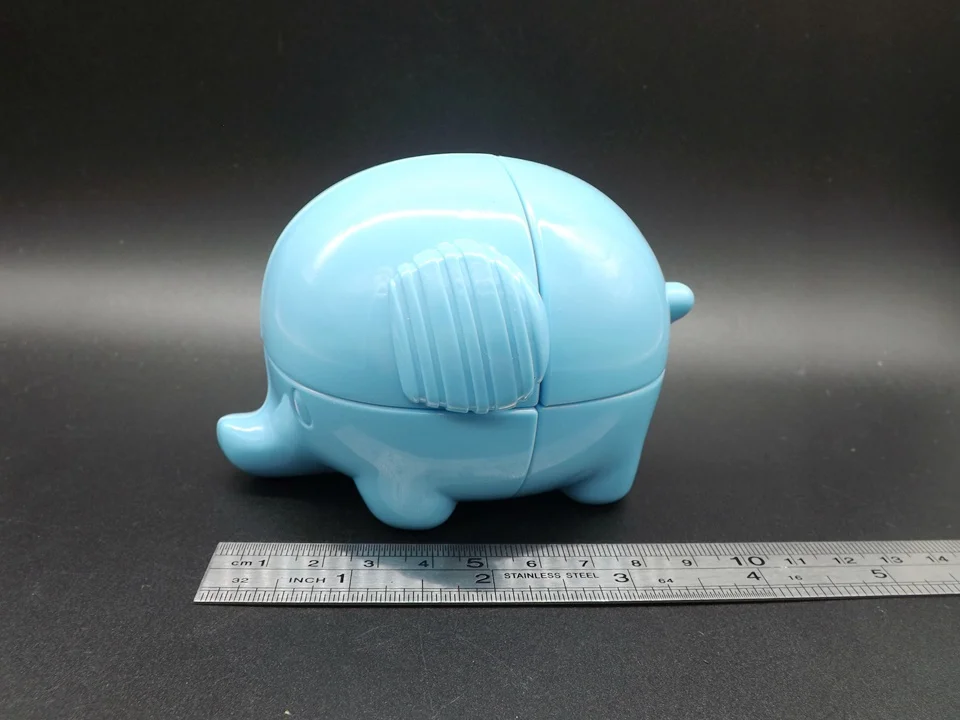 Kawaii голубой волшебный куб Маленький слон головоломка милые подарки детям