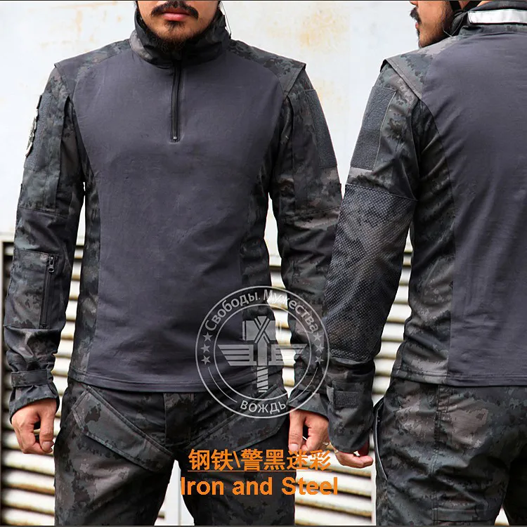 

Outdoor Camouflage Hunting Clothes Uniforms US Army Tactical Clothing Suit Male Genuine Military Training Suits