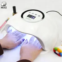 Noq New5 Plus УФ светодиодный светильник для ногтей Max72W для маникюра гель-Сушилка для ногтей 36 светодиодный s лампы отверждения лака Двойные руки смарт-датчик