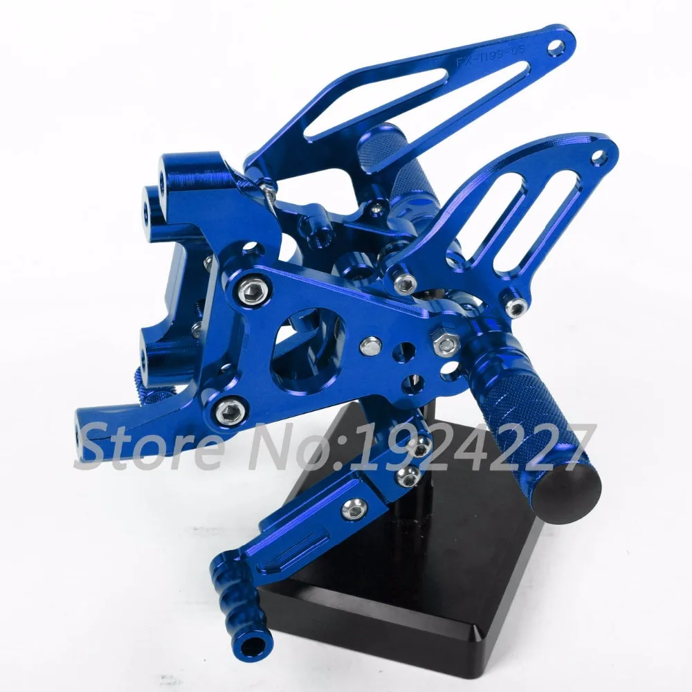 8 видов цветов CNC Rearsets для Ducati Panigale 1199 1199S 1199R 899 1198s 2012 2013 задний комплект мото