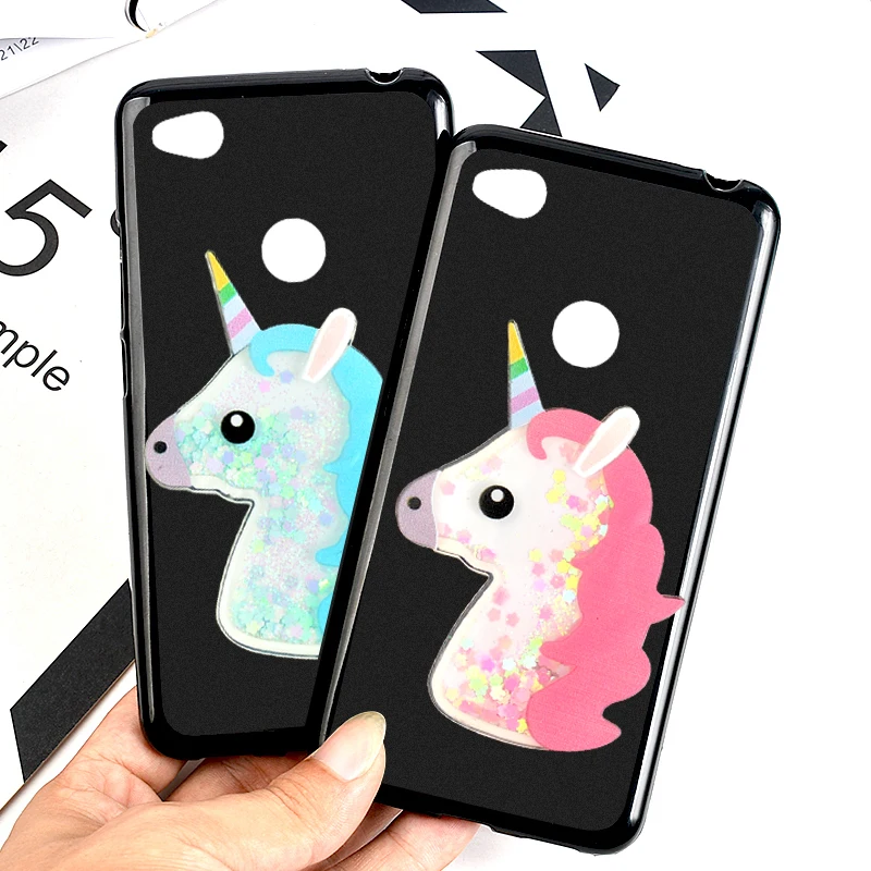 For Huawei P9 Lite 2017 P8 P10 P20 Pro Plus Mate 10 Lite Honor 9i Nova 2i Cover 3D Unicorn Quicksand Liquid Soft Silicone Case