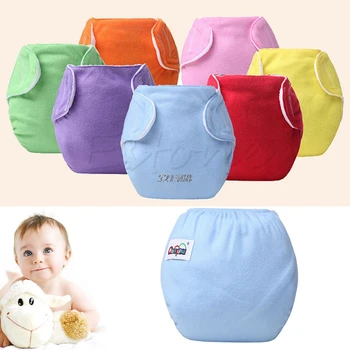 

Sanwood Baby Kid Diaper Cover Adjustable Reusable Washable Nappies Cloth Diapers A5645