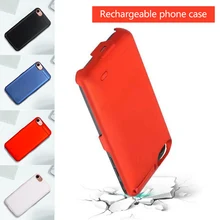 Тонкая батарея зарядное устройство чехол для iPhone6/6s/7/8 Max внешний Банк питания зарядный чехол для 8 p/7 p/6 p батарея задняя крышка Поддержка аудио