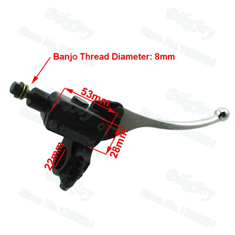 8mm Front Right Hydraulic Brake Master Cylinder For Pit Dirt Bike ATV
