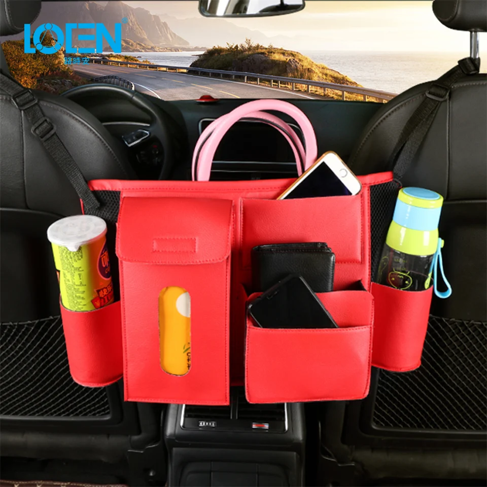 2 in 1 Car Seat Back Auto seat storage bag Multi function vehicle