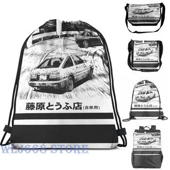 

Funny graphic print shoulder Bags women Initial D (4) Single shoulder backpack travel for men Gym Bag