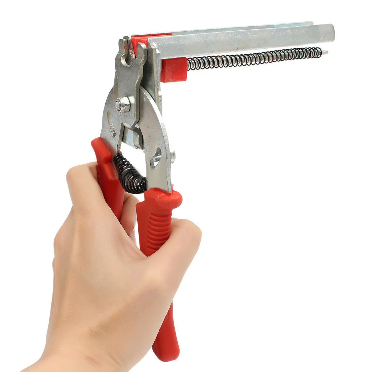 New Red Hog Ring Heavy Duty M Nail Plier Fencing Fence Wire Ringer Gabion Mesh