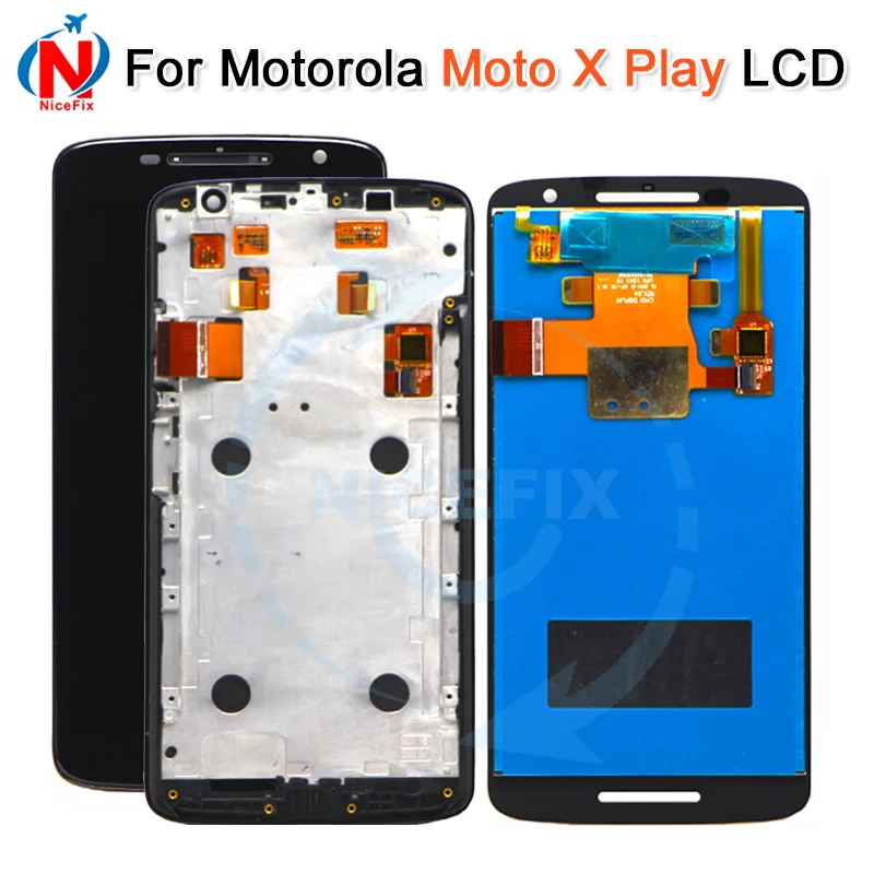 Экран для Motorola Moto X Play XT1561 XT1562 XT1563 ЖК-дисплей сенсорный экран дигитайзер полная сборка с рамкой XT1561