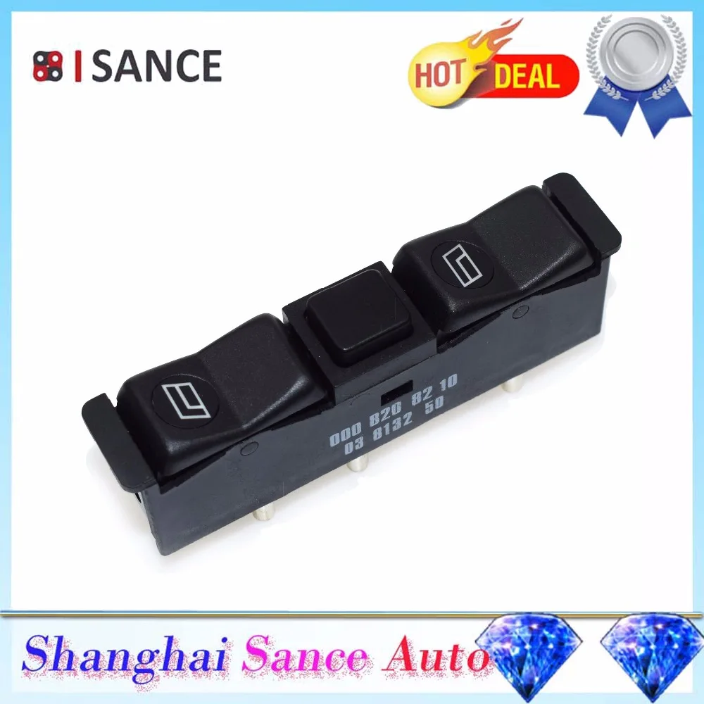 Переключатель Стеклоподъемника ISANCE Master левый для Mercedes Benz W122 W123 W128 W126 W201 190 300 380 500 OE